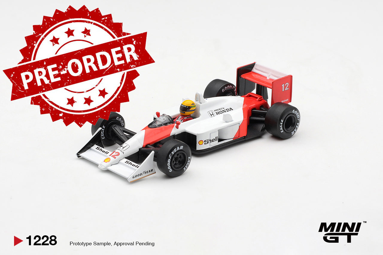 (Pre-Order) Mini GT #1228 McLaren MP4/4 No.12 Ayrton Senna 1988 Canadian Grand