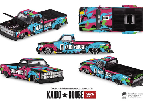 Load image into Gallery viewer, (Pre-order) Kaido House Mini GT Chevrolet Silverado Dually Kaido Splash V1 #285

