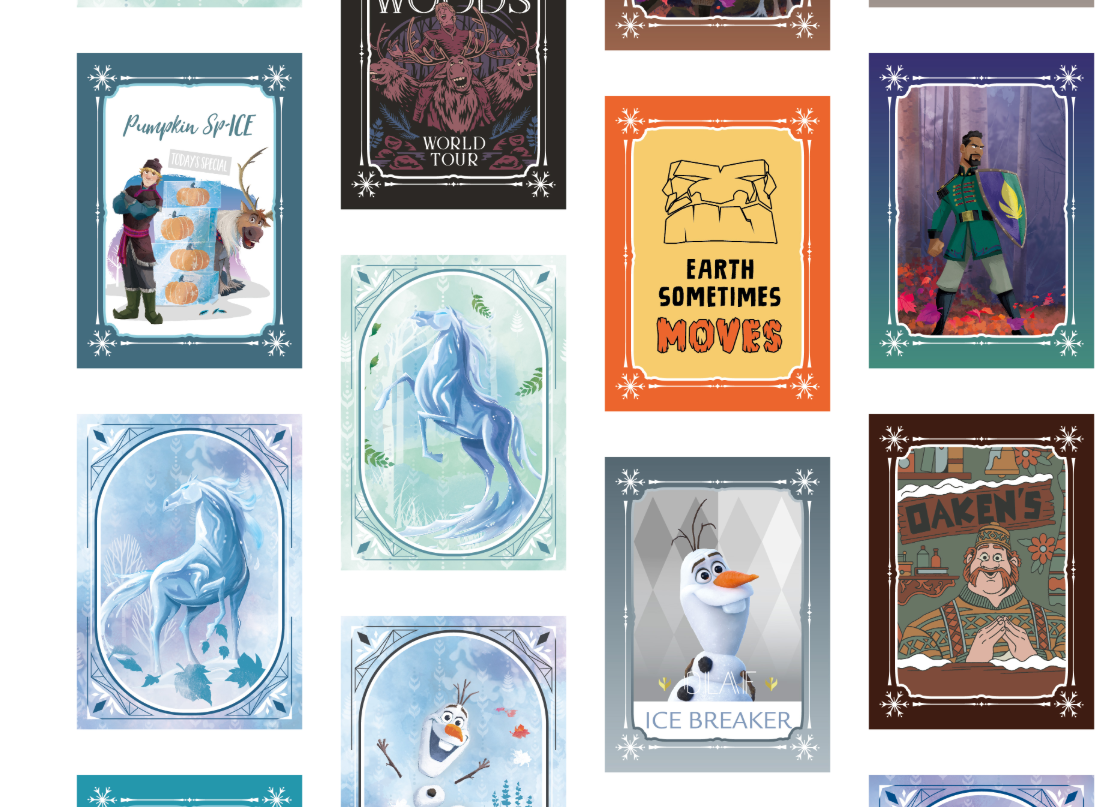 COSMOS Collectible Disney Snow Princess Collectible Card Box Set (80 cards SET)