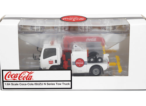 Load image into Gallery viewer, Tiny City Die-cast Model Car - Isuzu N Series Tow Truck Coca-Cola
