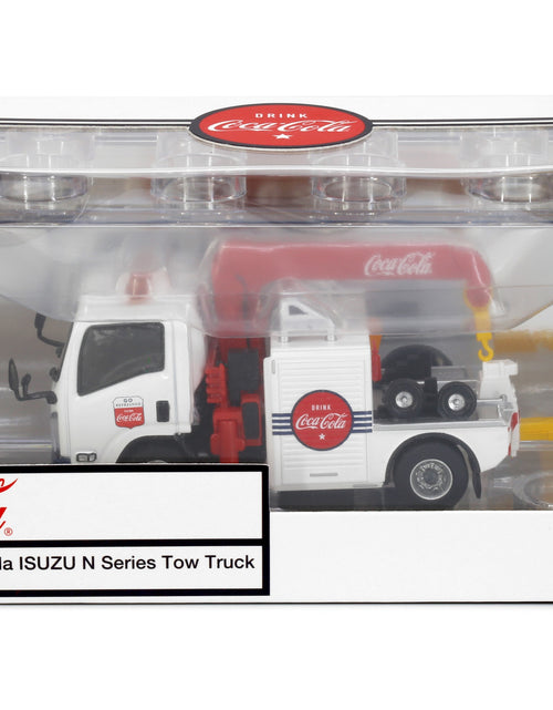 Load image into Gallery viewer, Tiny City Die-cast Model Car - Isuzu N Series Tow Truck Coca-Cola
