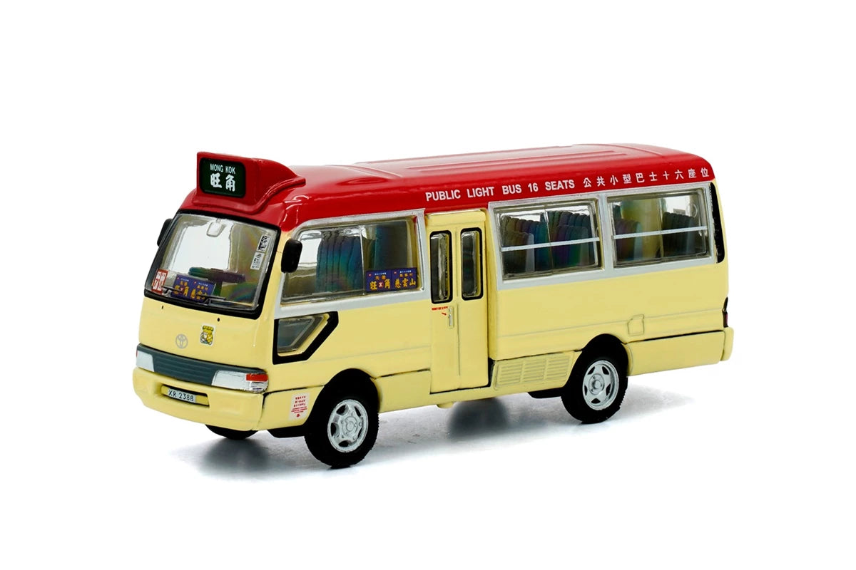Tiny City 08 Die-cast Model Car - Toyota Coaster Red Mini Bus (XR2388)