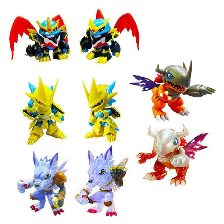 Bandai PLABAKO DIGIMON ADVENTURE VOL.2 Figure (Full set of 8)