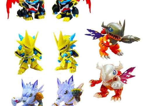 Load image into Gallery viewer, Bandai PLABAKO DIGIMON ADVENTURE VOL.2 Figure (Full set of 8)
