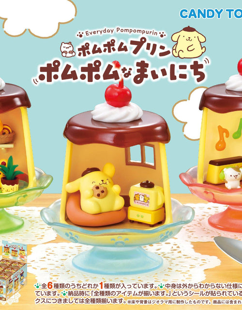 Load image into Gallery viewer, Re-ment POMPOMPURIN Daily Moments Complete box set of 6
