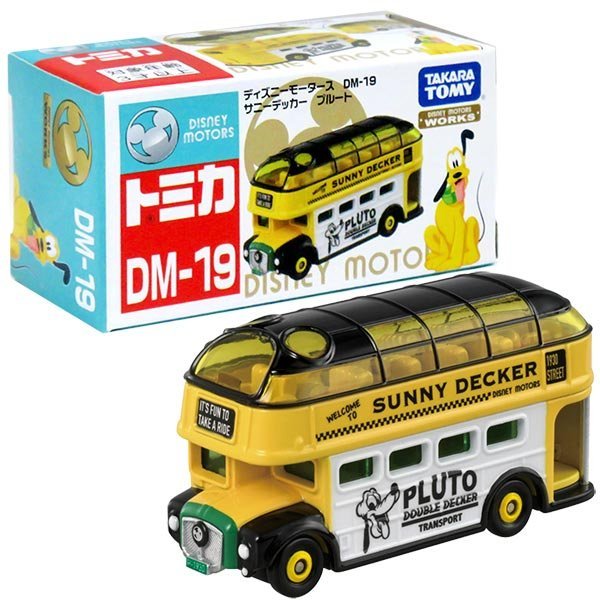 Takara Tomy Disney Motors DM-19 Sunny Decker Pluto Diecast car