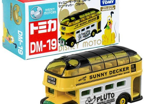 Load image into Gallery viewer, Takara Tomy Disney Motors DM-19 Sunny Decker Pluto Diecast car

