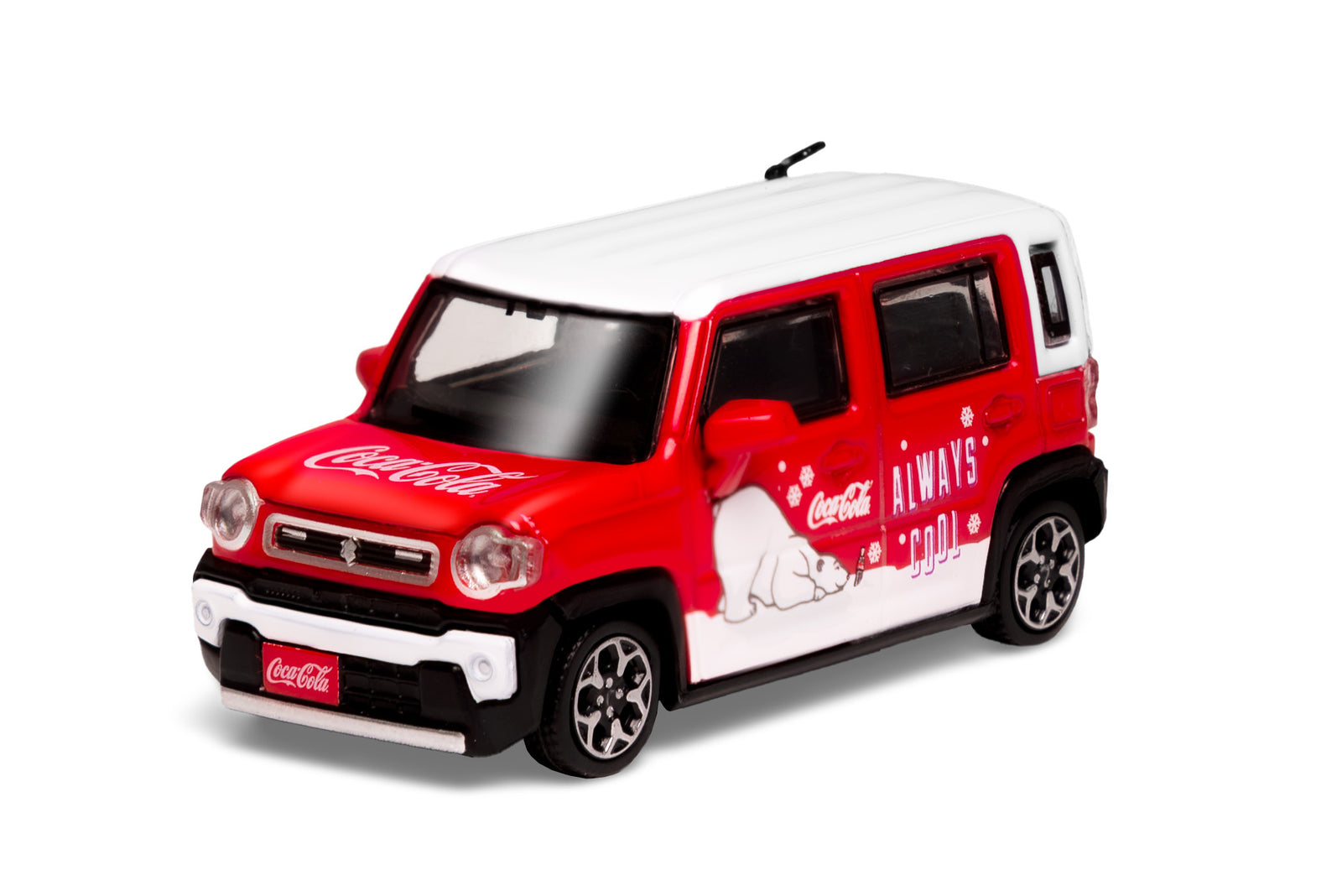 BMC x TINY 1/64 Suzuki 2016 Hustler - COCA-COLA Model Car