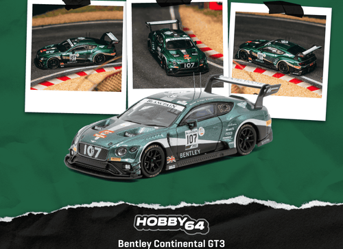 Load image into Gallery viewer, (Pre-order) Tarmac Works 1/64 Bentley Continental GT3 24 Hours of Spa 2019
