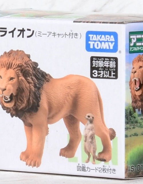 Load image into Gallery viewer, Takara Tomy ANIA AS-01 Lion (with Suricata) animal Action Figure
