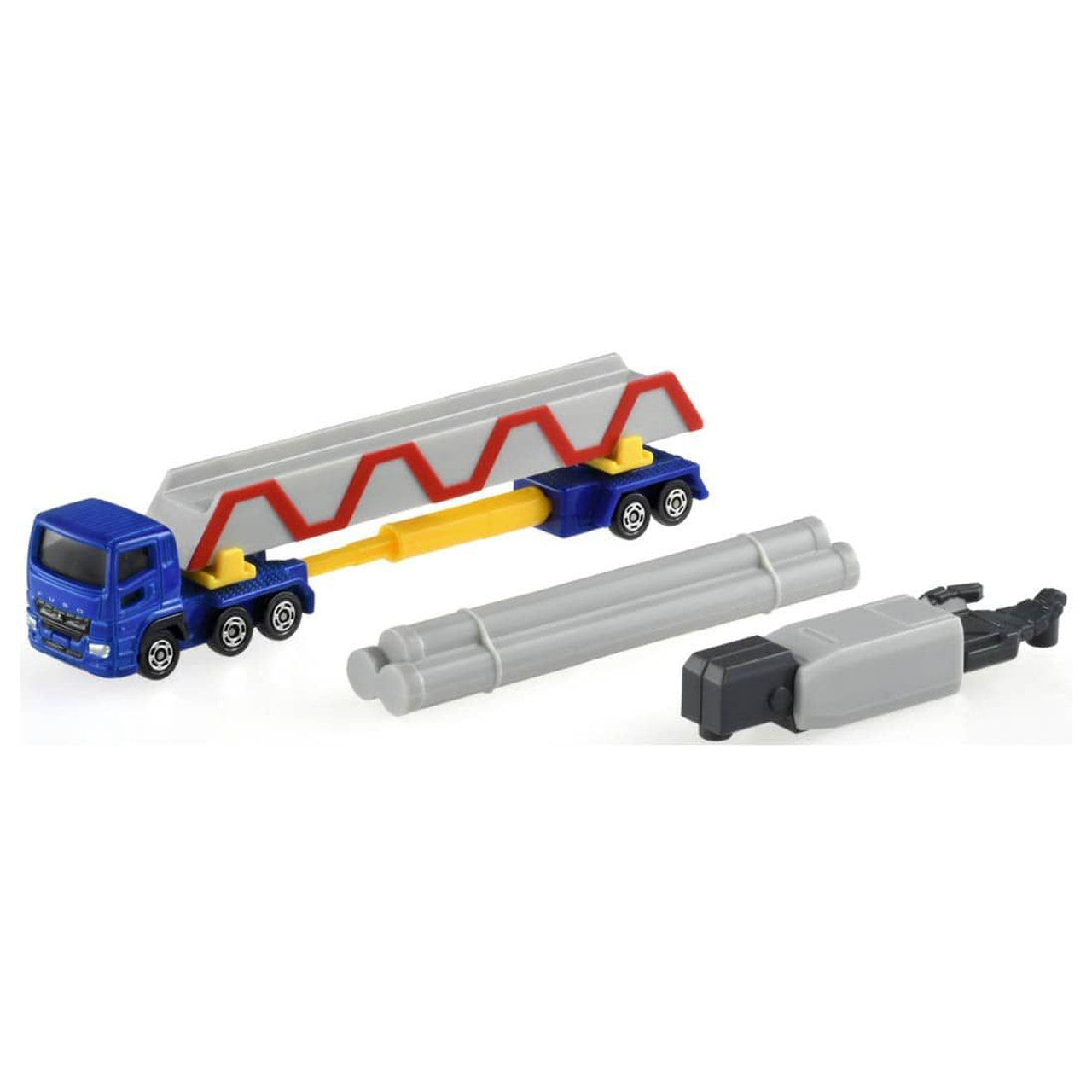 Takara tomy Tomica #140 Mitsubishi Fuso Super Great Pole Trailer Model Toy Car
