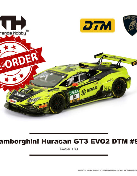 (Pre-order) Trends Hobby Diecast 1/64 Lamborghini Huracan GT3 EVO2 DTM #94