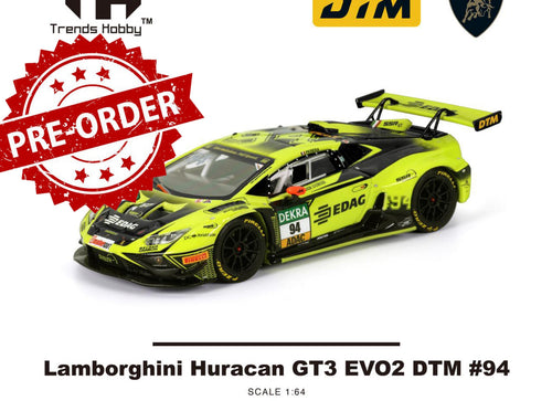 Load image into Gallery viewer, (Pre-order) Trends Hobby Diecast 1/64 Lamborghini Huracan GT3 EVO2 DTM #94
