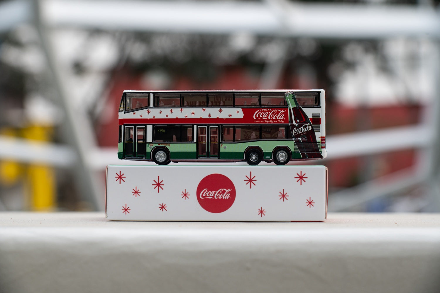 Tiny City Die-cast Model Car 1/110 Centroliner Bus Coca-Cola