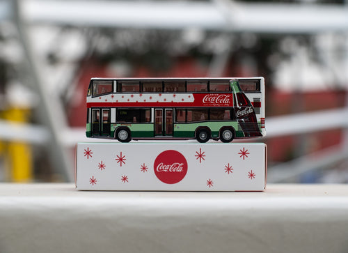 Load image into Gallery viewer, Tiny City Die-cast Model Car 1/110 Centroliner Bus Coca-Cola
