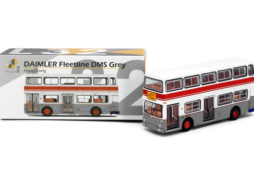 Load image into Gallery viewer, Tiny City Hong Kong L32 Die-cast Model Car - DAIMLER Fleetline DMS (Grey)

