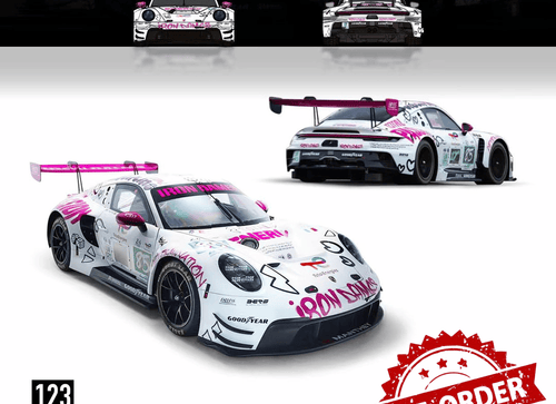 Load image into Gallery viewer, (Pre-order) Trends Hobby 1/64  Diecast Porsche 911 GT3 R LeMan 24H 2025 #85
