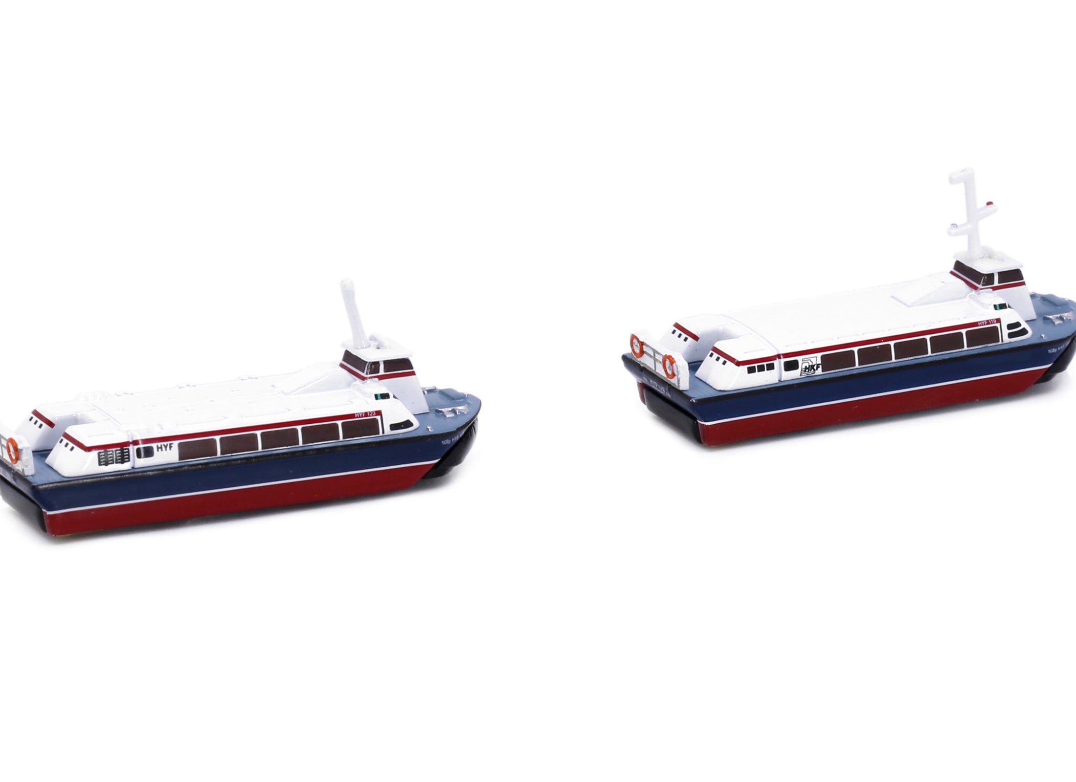 Tiny City - 1/400 Hongkong and Yaumati Ferry Hovercraft (Set of 2)