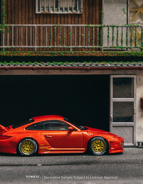 Load image into Gallery viewer, Tarmac Works 1/64 Old &amp; New 997 Red Metallic Diecast model car
