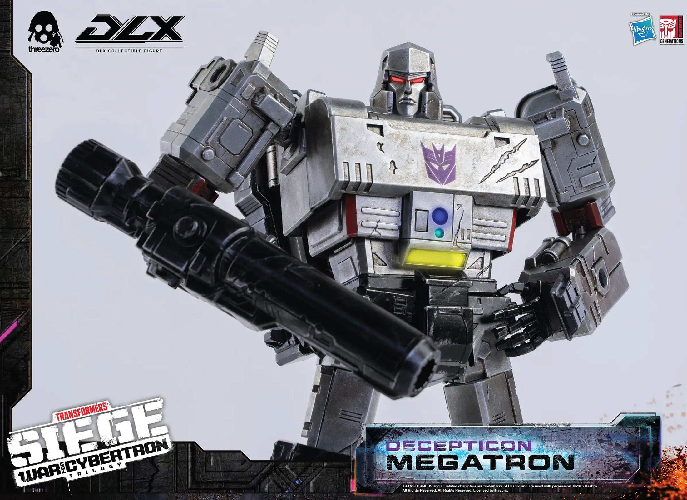 Threezero Transformers: War For Cybertron Trilogy DLX Megatron