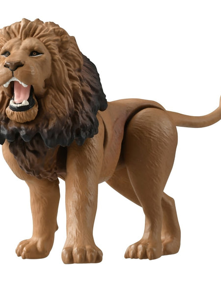 Takara Tomy Ania AL-25 Lion Animal Figure with Color Picture Cards