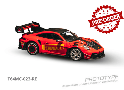 Load image into Gallery viewer, (Pre-order) Tarmac Works 1/64 Porsche GT3RS(992.1) MR Red Diecast Model Car
