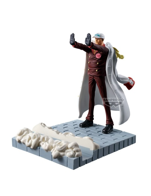 Banpresto FigLife! ONE PIECE Akainu Skazuki 12cm Figure Stand