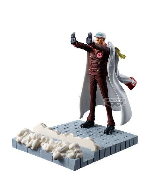 Load image into Gallery viewer, Banpresto FigLife! ONE PIECE Akainu Skazuki 12cm Figure Stand
