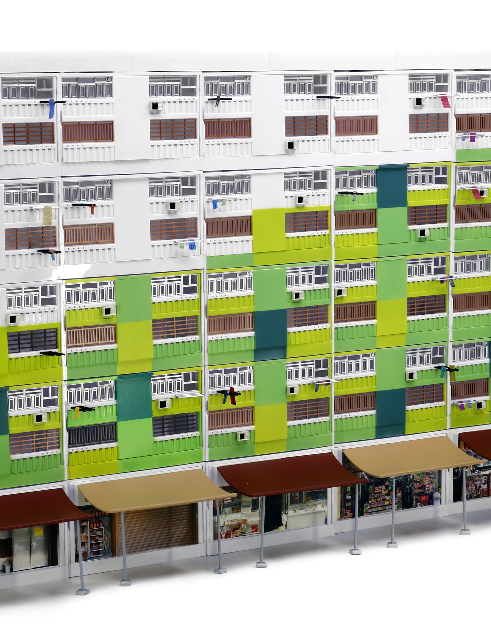 Tiny City Hong Kong # Bd22 Nam Shan Estate Diorama Model