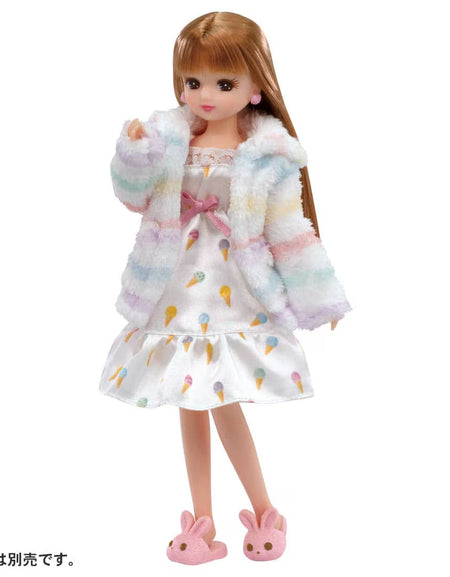 Takara Tomy Licca Chan Doll Clothes LW-06 Softness Room Wear (NO DOLL)