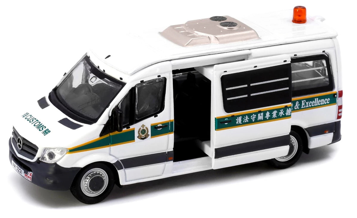 Tiny City 22 Die-cast Model Car MERCEDES-BENZ Sprinter FL HK Customs AM3221