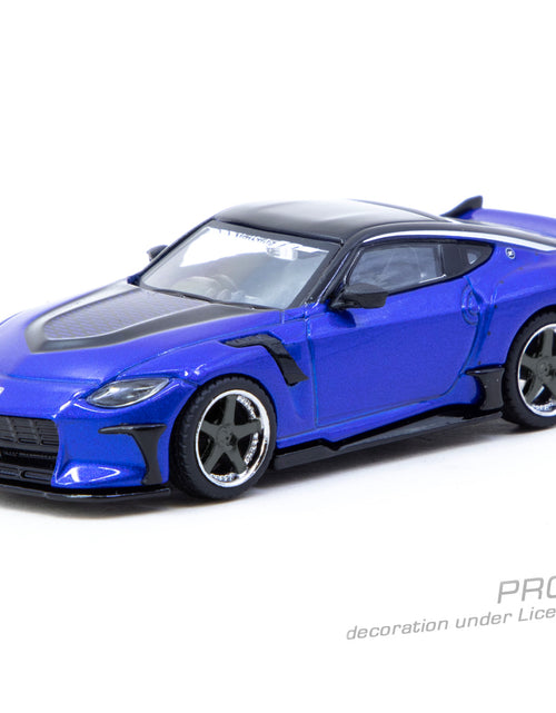Load image into Gallery viewer, Tarmac Works 1/64 Nissan VeilSide FFZ400 Fairlady Z Blue Diecast car
