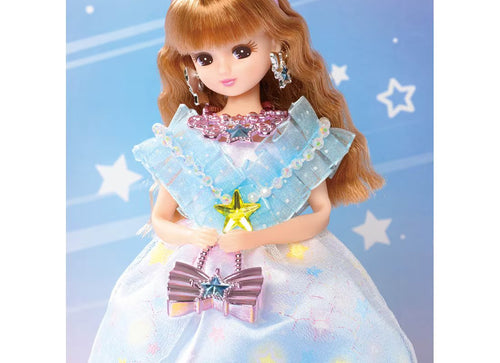 Load image into Gallery viewer, Takara Tomy Licca Chan Doll Set LD-03 Shiny Star Princess w/ Dress Set
