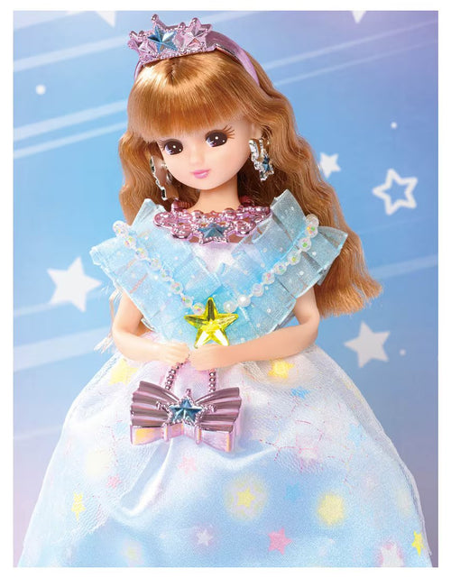 Load image into Gallery viewer, Takara Tomy Licca Chan Doll Set LD-03 Shiny Star Princess w/ Dress Set
