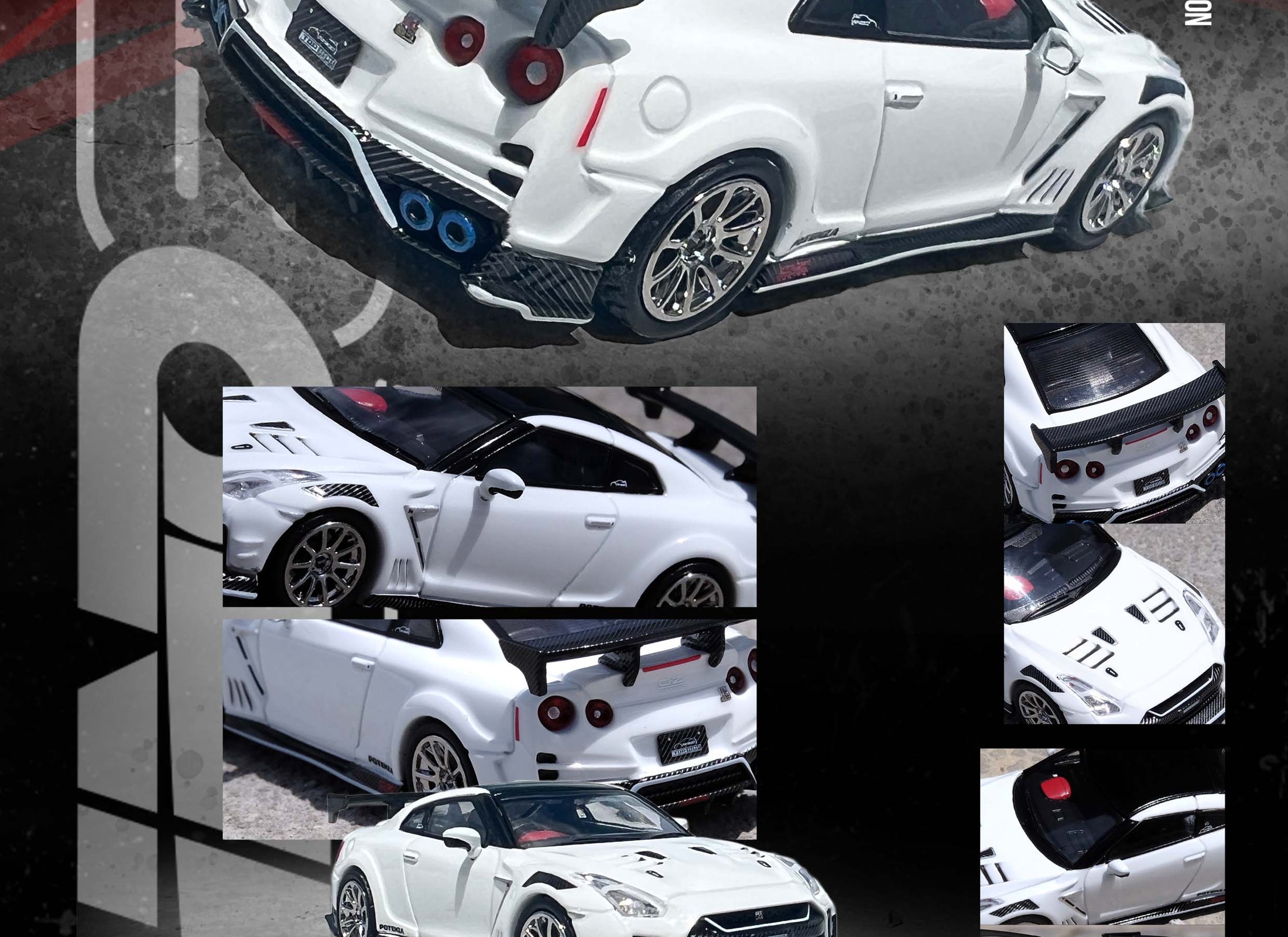 INNO64 MODEL 1/64 NISSAN GT-R (R35) TOP SECRET Tokyo Auto Salon 2021