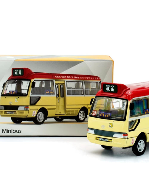 Load image into Gallery viewer, Tiny City 08 Die-cast Model Car - Toyota Coaster Red Mini Bus (XR2388)
