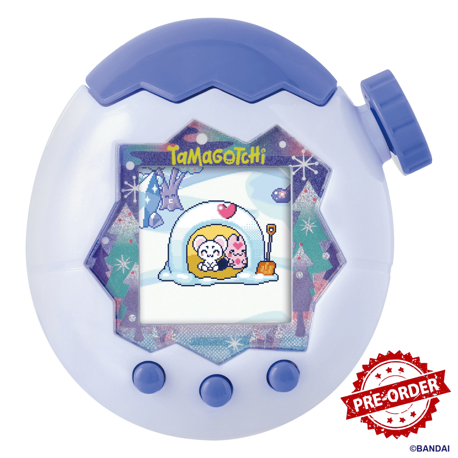(Pre-order) Bandai Tamagotchi Paradise White Glacier Pet Game Toy For Children