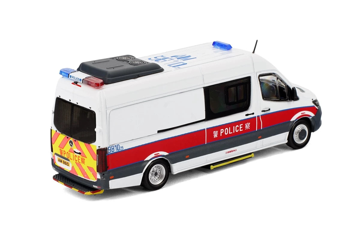 Tiny City Die-cast MERCEDES-BENZ Sprinter W907 Hong Kong Police CTRU (AM9810)
