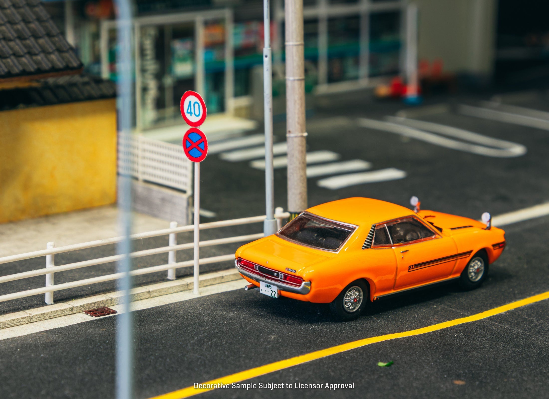 (Pre-order) Tarmac Works 1/64 Toyota Celica 1600GT TA22 Orange Diecast Model Car