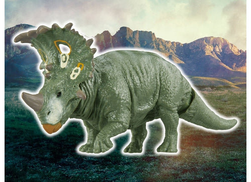 Load image into Gallery viewer, Takara Tomy ANIA Animal Jurassic World Sinoceratops Figure with Battle Card
