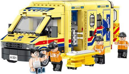 Royal Toys City Story RT70 Hong Kong Yellow Ambulance Emergency Vehicle 480pc