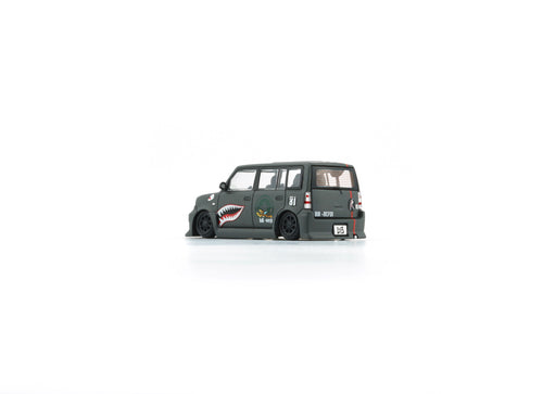 Load image into Gallery viewer, BMC 1/64 Toyota 2000 bB - Matte Green + P40 Tiger Pattern (RHD) LTD
