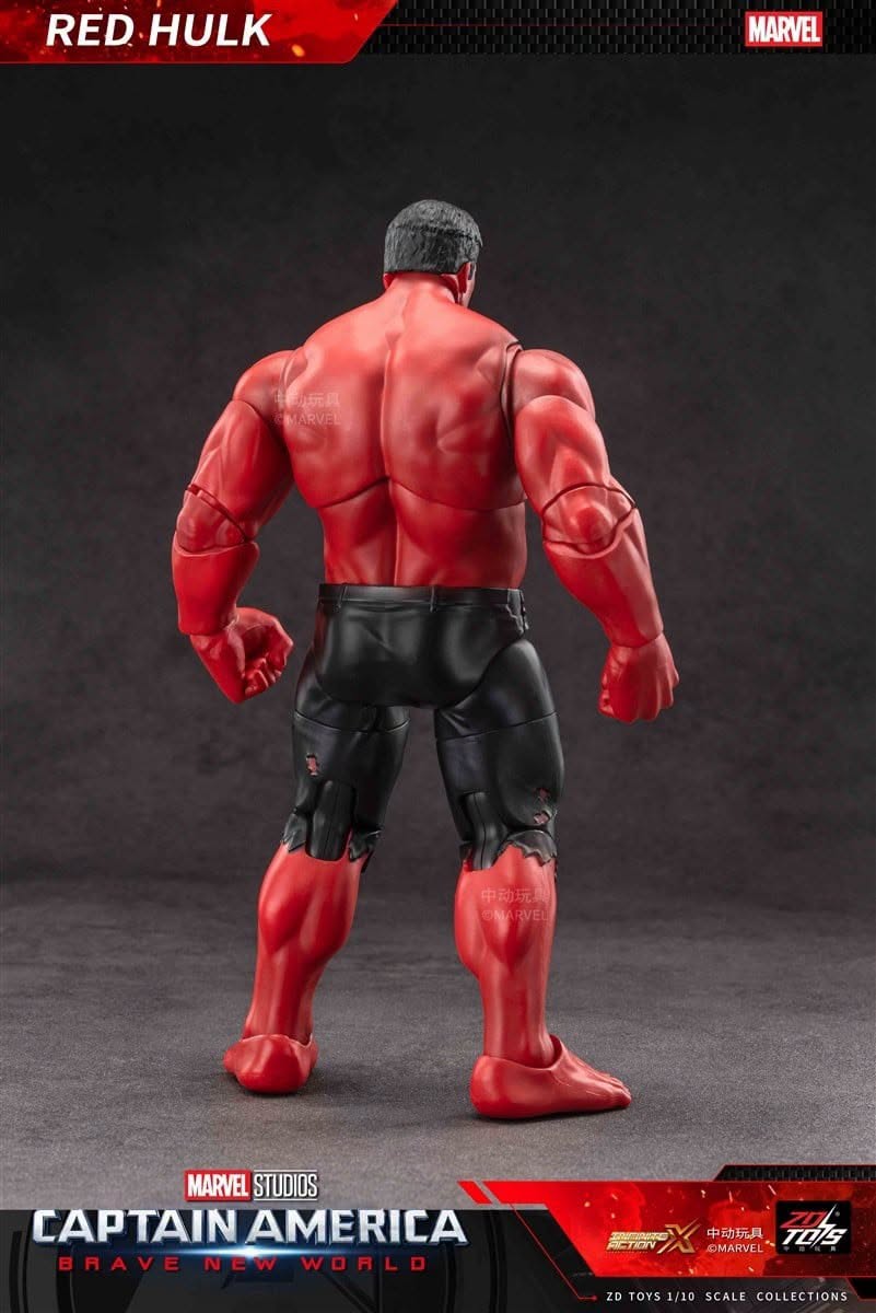 ZD Toys Marvel Studios Captain America Brave New World - Red Hulk Action Figure