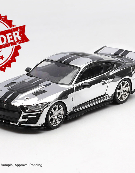 (Pre-order) Mini GT #1230 Shelby GT500 Dragon Snake Concept Chrome Silver