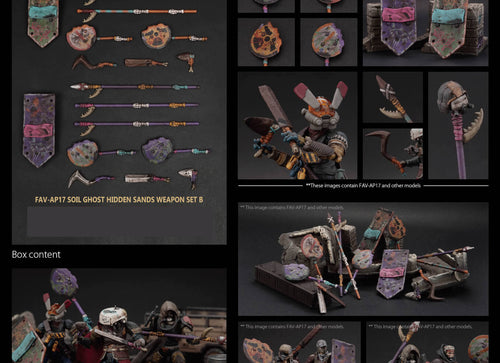 Load image into Gallery viewer, TOYS ALLIANCE x Acid Rain FAV-AP17 Soil Ghost Hidden Sands Weapon Set B
