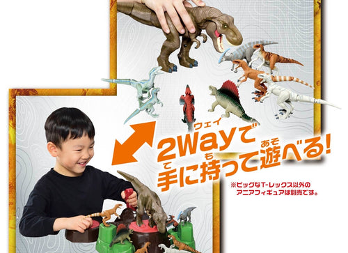 Load image into Gallery viewer, Takara Tomy ANIA animal Figure - Jurassic World 3 Big T-Rex Battle Stage
