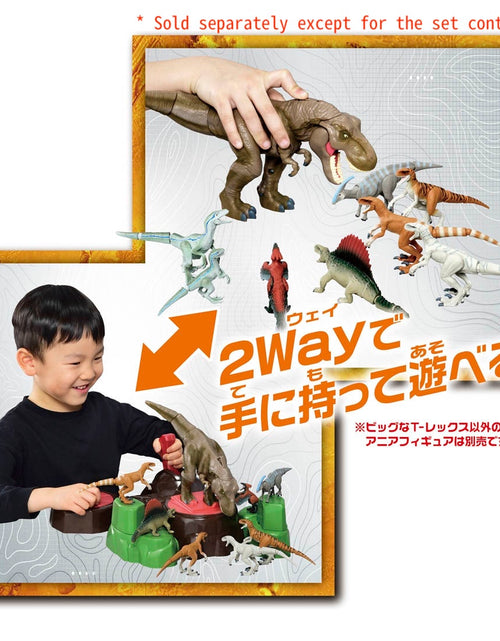 Load image into Gallery viewer, Takara Tomy ANIA animal Figure - Jurassic World 3 Big T-Rex Battle Stage

