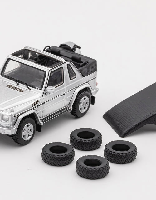 Load image into Gallery viewer, GCD 1/64 Mercedes-Benz G500 Cabriolet SIiver LHD (With Accessories)
