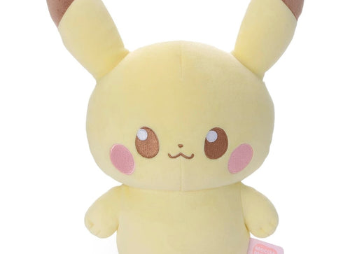 Load image into Gallery viewer, Takara Tomy Arts Pokemon PokePiece Mocchi Mocchi Style Plush Toy Pikachu
