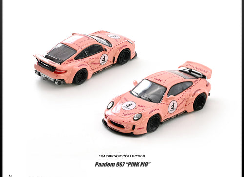 Load image into Gallery viewer, (Pre-order) INNO64 1/64 PANDEM 997 "PINK PIG" Diecast Model Car
